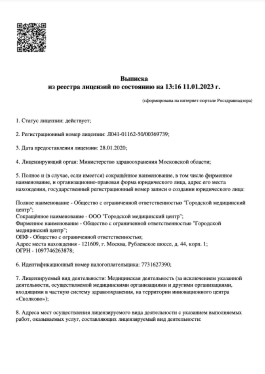 Лицензия